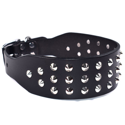 Small And Medium Sized Dog Cowhide Collar