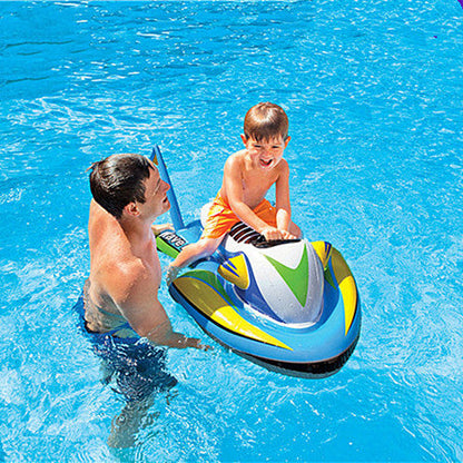 Children's water inflatable toy motor boat