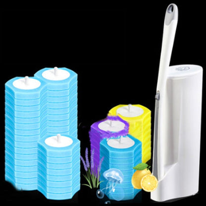 Premium Disposable Toilet Brush Set | Hygienic Deep-Clean System with Replaceable Heads