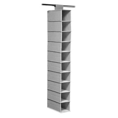 Tavia 10 Section Hanging Shoe Organiser