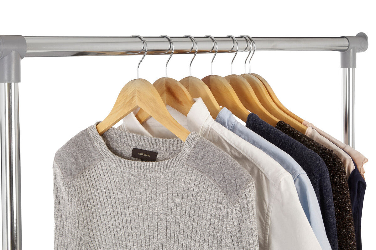 Ralesi Clothes Hanging Rail With Shoe Rack