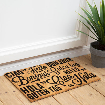Coir Greetings Doormat
