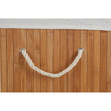 Kankyo Natural Bamboo Square Laundry Hamper