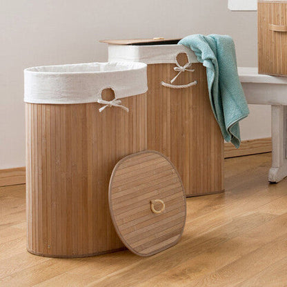 Kankyo Natural Oval Laundry Hamper