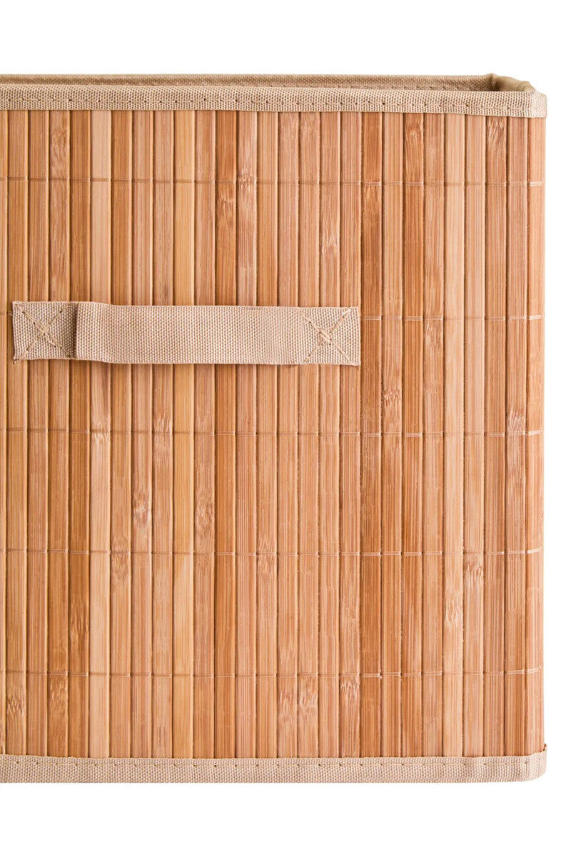 Kankyo Natural Bamboo Storage Box with Handles