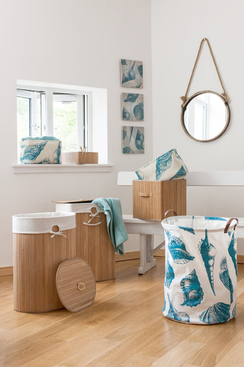 Blue and White Laundry Bag | Echo