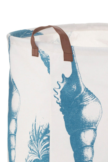 Echo Blue And White Laundry Bag
