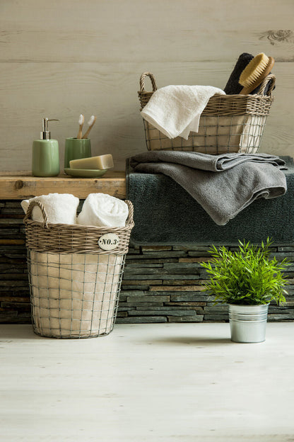 Lida Set Of Three Round Laundry Baskets