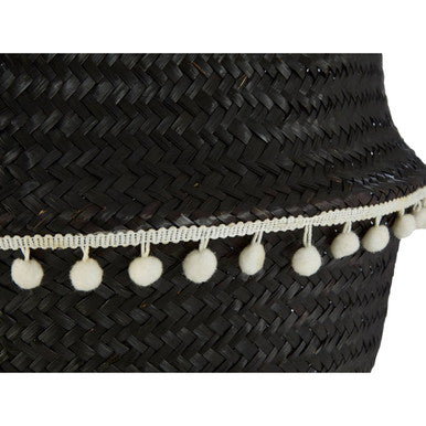 Small Black Seagrass Basket