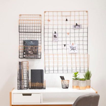 Mimo Wall Mount Magazine Rack With Clips