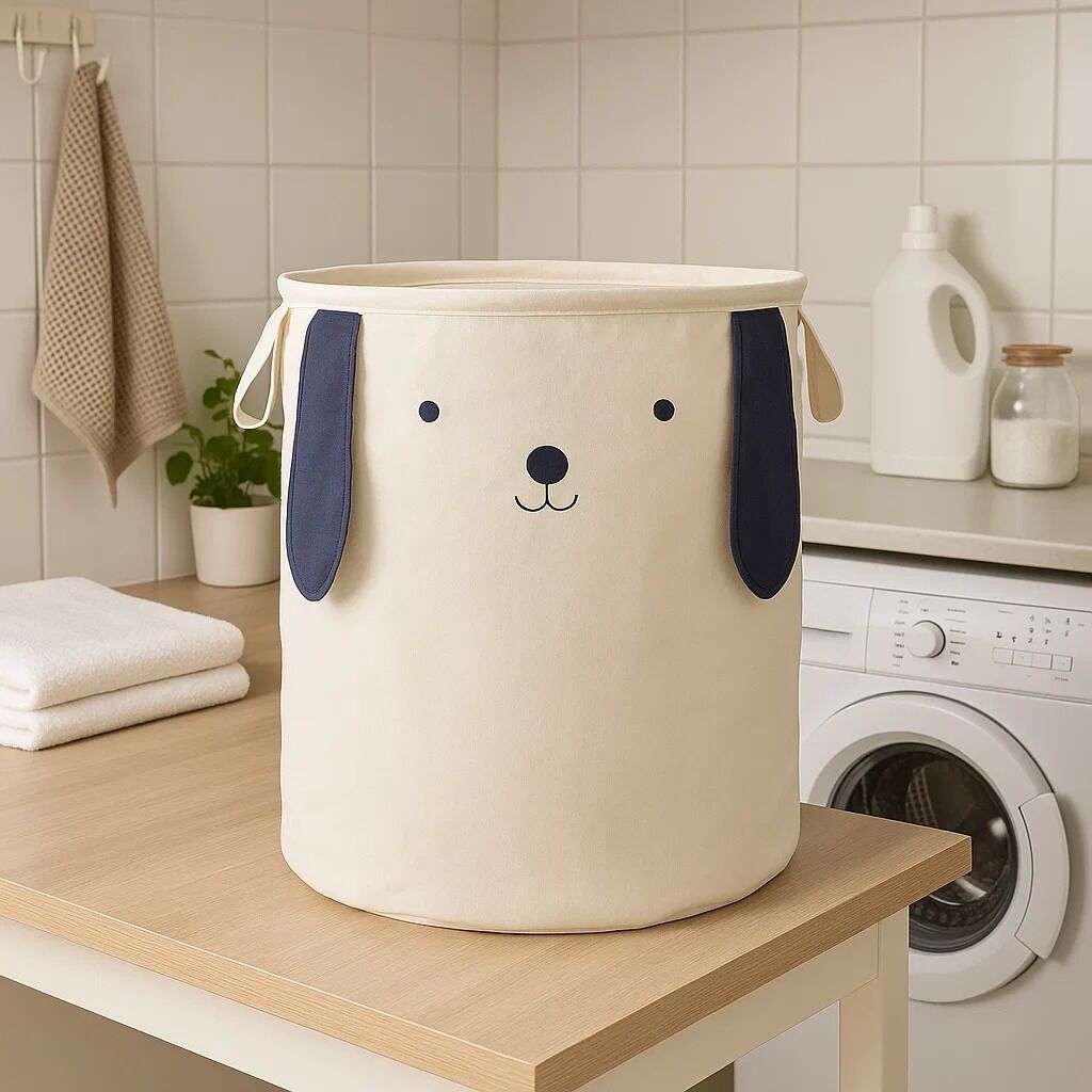 Mimo Dog Face Laundry Bag