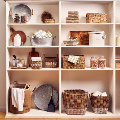 Lidi Set Of Two Square Seagrass Baskets