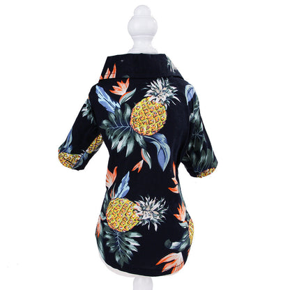 Hawaiian Printed Shirt Small and Medium Teddy Shiba Inu