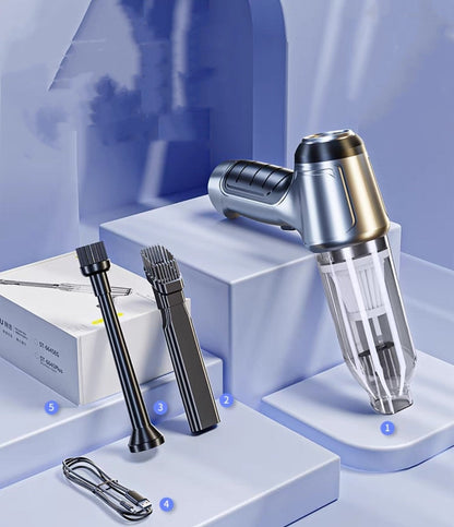 Premium Car Vacuum Cleaner - Powerful Portable Handheld Auto Detailing Tool with Strong Suction