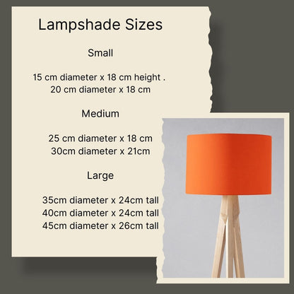 Plain Yellow Lampshade, Ceiling or Table Lamp Shade