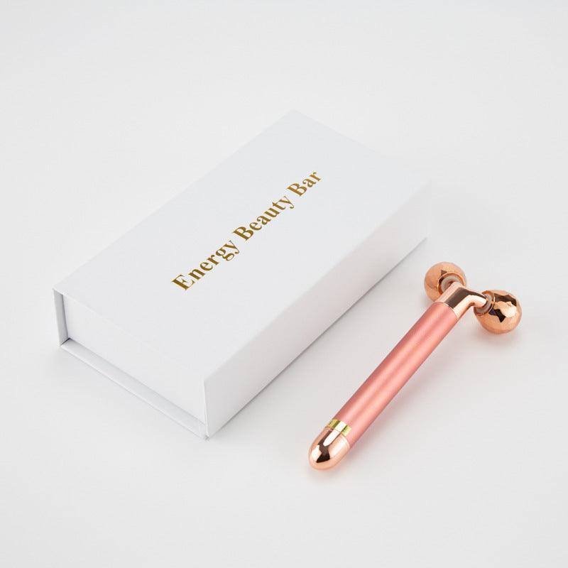 Metal 3D Roller T-shaped Gold Rod Set