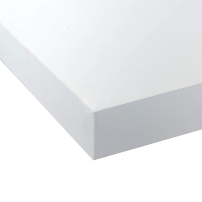 100cm White Modern Floating Shelf