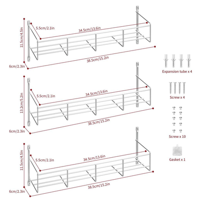 VINSANI 5 TIER HERB AND SPICE RACK 0008764