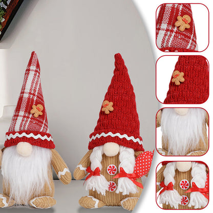 Christmas Decoration Supplies Faceless Elderly Ornaments