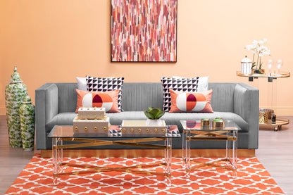 3 Seater Grey Sofa | Opal