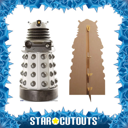 SC200 White Supreme Dalek Cardboard Cut Out Height 182cm