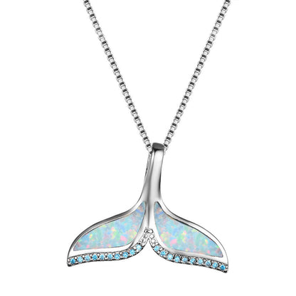 Fashion Creative Fishtail Lady Small  Necklace