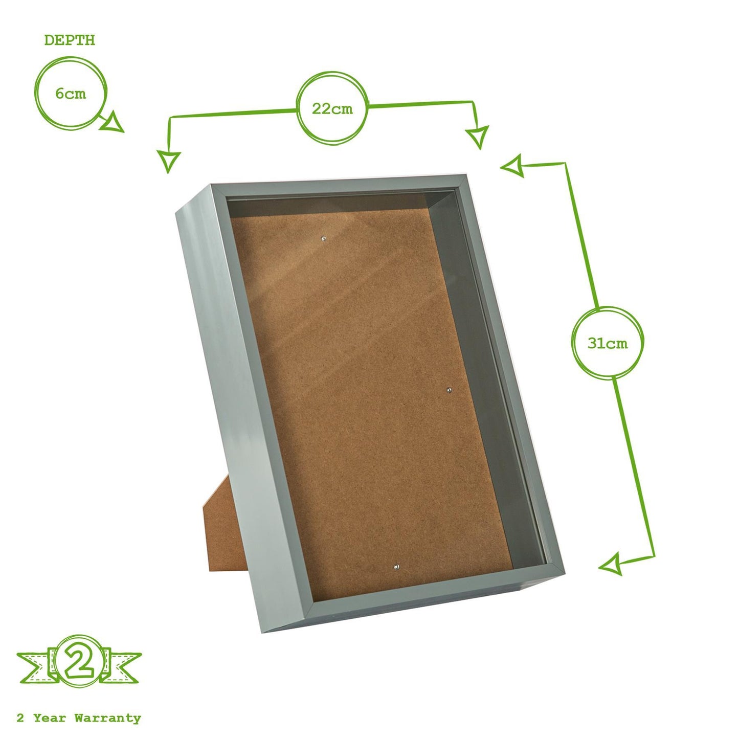 8" x 12" (A4) 3D Deep Box Photo Frame