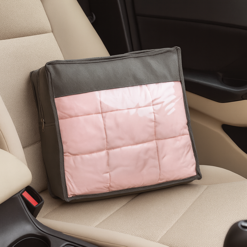 Weighted Blanket with Storage Bag - 150 x 200cm - 8kg - Pink