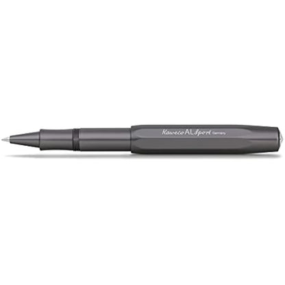 Kaweco AL SPORT Gel/Ballpoint Pen Anthracite I Pen Including 0.7 mm Rollerball Pen Refill in Classic Design with Ceramic Ball I Premium Aluminium Gel Roller 13 cm