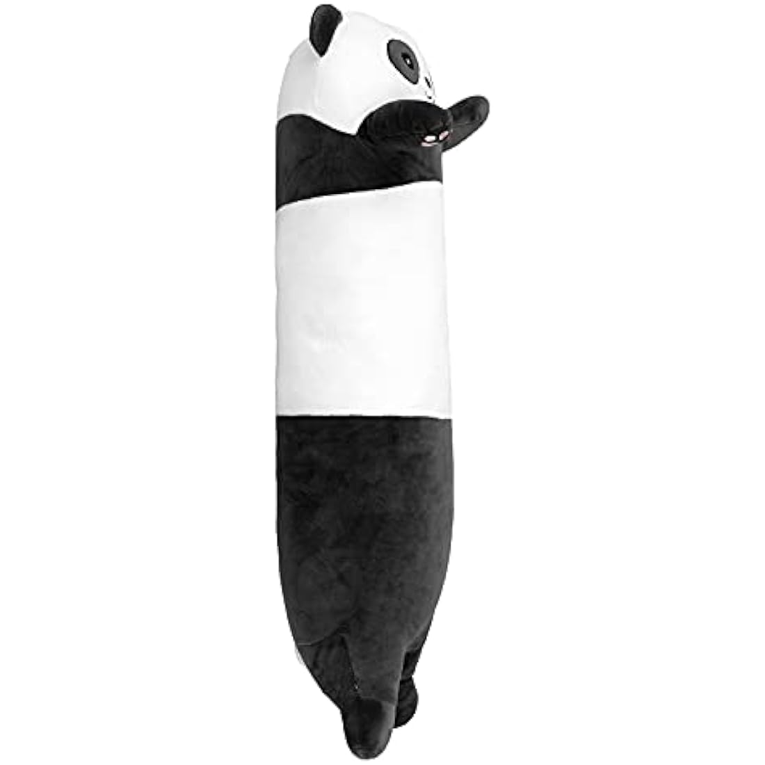 IPENNY 110cm/43.3inch Long Cute Panda Doll Plush Cuddly Toy Sleeping Buddy Pillow Super Soft Stuffed Animals Toy Snuggly Playtime Companions for Kids Valentines Girlfriend