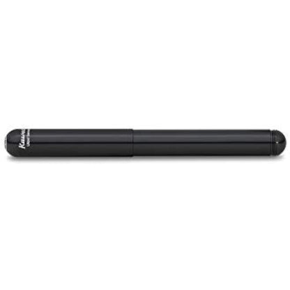 Kaweco LILIPUT Fountain Pen Black I Premium Aluminium Fountain Pen for Ink Cartridges I Exclusive Fountain Pen 12.5 cm I Nib: BB (Extra Broad)
