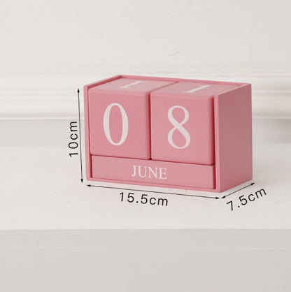 Creative calendar living room decoration