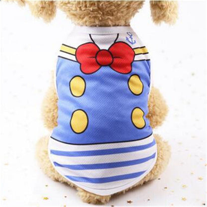 Cartoon Print Cotton Puppy T-Shirt