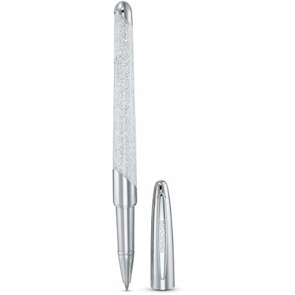 Swarovski Cryst Nova 5534320 Crystal Rollerball Pen Chrome-Plated Silver 14.5 x 1.7 cm