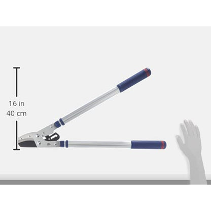 Spear & Jackson 8100RS Razorsharp Ratchet Anvil Lopper - Powerful Progressive Carbon Steel Blades for Smooth Easy Cutting - Twist & Lock Mechanism - Extends to 72cm (28") - Ergonomic Comfort Grips