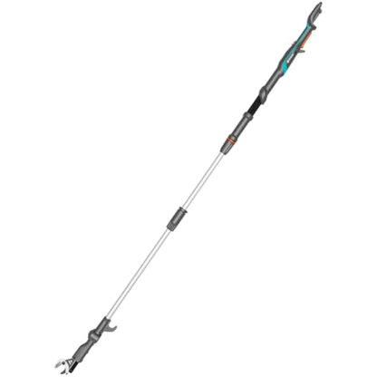 Gardena Cordless Telescopic Tree Pruner HighCut 250/18V P4A no battery: Lopper with telescopic handle for branches up to 4 m high, rotating cutting head, ergonomic handle, LED display (14774-55)