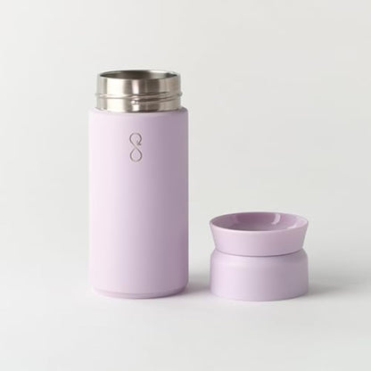 Ocean Bottle - Recycled Stainless Steel Brew Flask - Eco-Friendly & Reusable Bottle - 350ml (Lavender Haze)