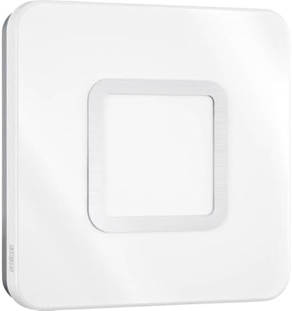 Steinel Indoor Light RS LED M1 S Stainless Steel, 8.8 W LED Wall lamp, Ceiling Light, 759 lm, 360° Motion Detector, 8m Range