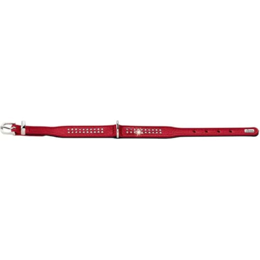 Hunter Dog Collar Nappa Leather Diamond Petit