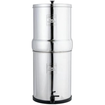 British Berkefeld 12L Stainless Steel Gravity Water Filter System | Comes With 2 Ultra Sterasyl Cartridges | Great Tasting Clean Water | No Power Or Plumbing Required | For Home Or Outdoor Use