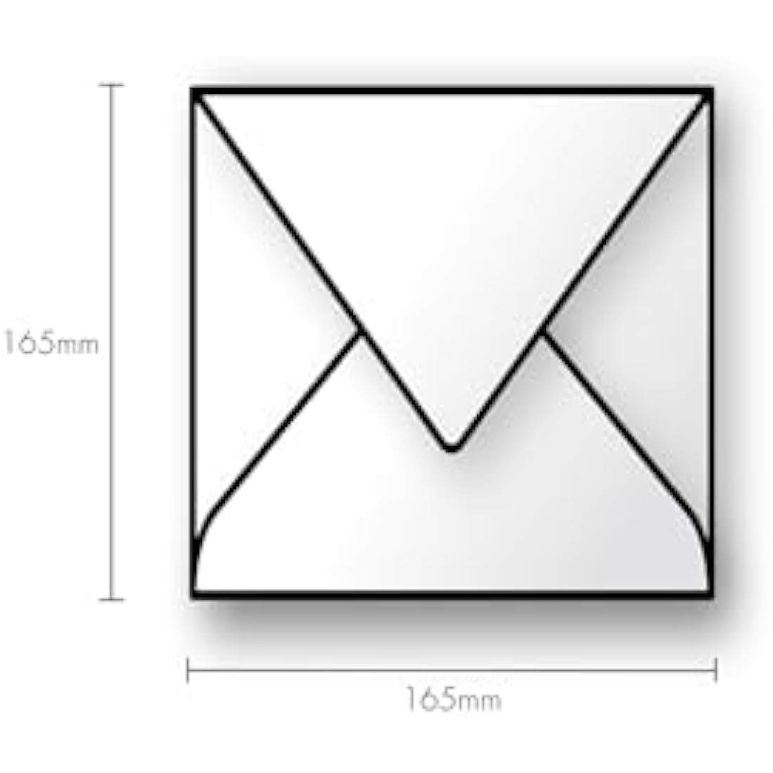 Clairefontaine - Ref 5453C - Pollen Envelopes (Pack of 20) - 165 x 165mm Sized, 120gsm Paper, Gummed Seal, Inkjet & Laser Printer Compatible, Acid Free - Canary