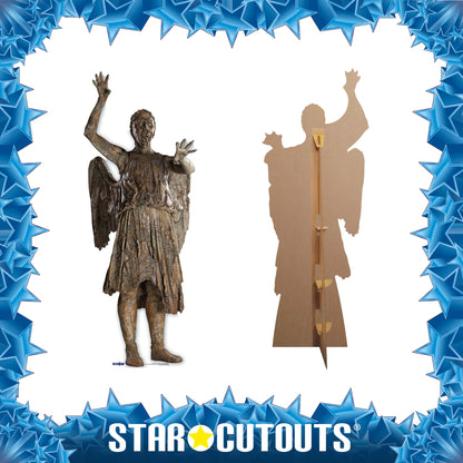 SC219 Weeping Angel Attacking Cardboard Cut Out Height 182cm