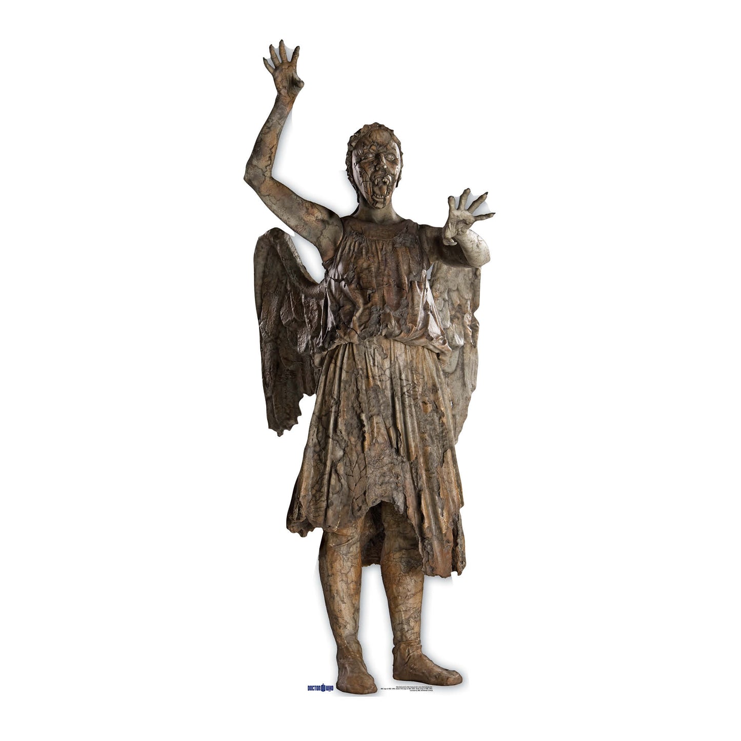 SC219 Weeping Angel Attacking Cardboard Cut Out Height 182cm