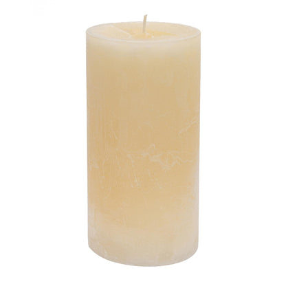 20cm Vanilla Round Pillar Candle