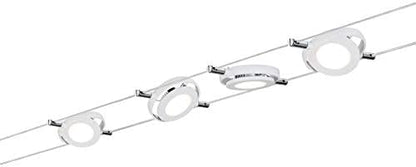 Wire Systems 94105 DC LED Set RoundMac 4x4W White matt 230V/12V DC 30VA Metal