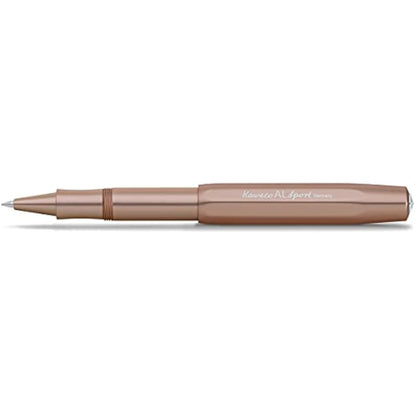 Kaweco AL SPORT Gel/Ballpoint Pen Rosé Gold I Pen Including 0.7 mm Rollerball Pen Refill in Classic Design with Ceramic Ball I Premium Aluminium Gel Roller 13 cm
