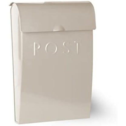 Original Post Box by Garden Trading | Lockable Wall Mounted Letter Box (Fixings Supplied) | Weatherproof Design Postbox | Crafted in Powder Coated Steel | H37 X W25 X D9cm