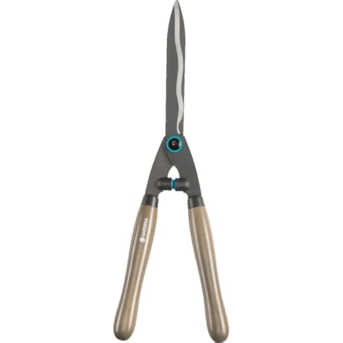 Gardena NatureCut hedge clippers: Sturdy clippers for cutting hedges and thicker branches, 23 cm, with non-stick blade coating and ergonomic wooden handles (12300-20)