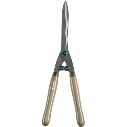 Gardena NatureCut hedge clippers: Sturdy clippers for cutting hedges and thicker branches, 23 cm, with non-stick blade coating and ergonomic wooden handles (12300-20)