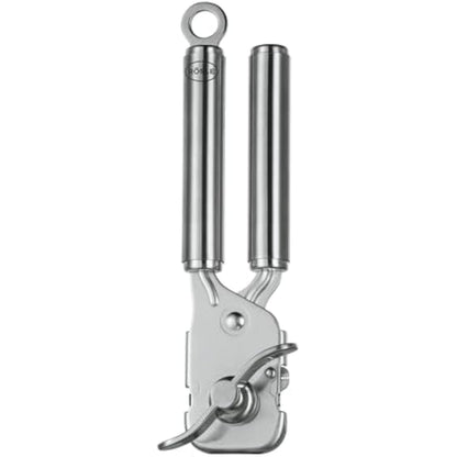 RÖSLE Tong Tin Opener, Can Opener with Pliers Grip Made of Pure Stainless Steel, without Sharp Edges, Resealable Lid, 18/10 Stainless Steel